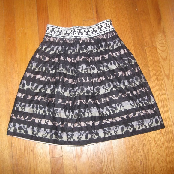 Anthropologie Floreat Charente Lace Skirt - Picture 2 of 8